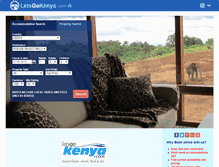 Tablet Screenshot of letsgokenya.com